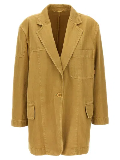Max Mara Tailored Stitched Pocketed Vent Blazer