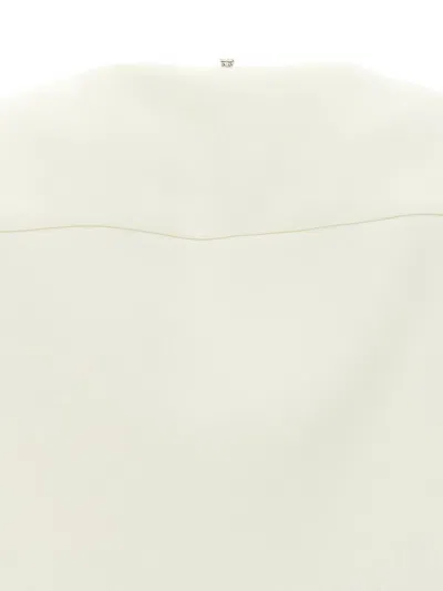 Sportmax "tailored And Cocoon-shaped In White
