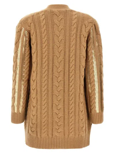 Max Mara Cardigan "mirco" In Brown