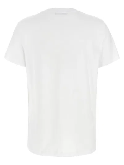 Max Mara T-shirt With Logo Patch In Multi
