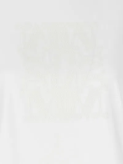 Max Mara T-shirt With Logo Patch In Multi