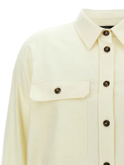 Weekend Max Mara Cream Cotton Shirt In Neutral
