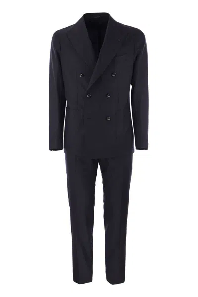Tagliatore Men Suit In Wool And Cashmere