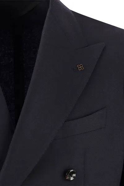 Tagliatore Men Suit In Wool And Cashmere