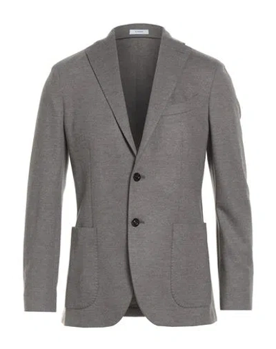 Boglioli Man Blazer Khaki Size 38 Virgin Wool In Gray