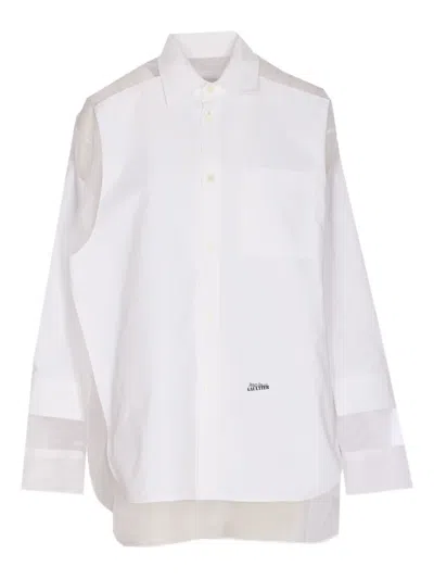 Jean Paul Gaultier Button-front Shirt In Neutral