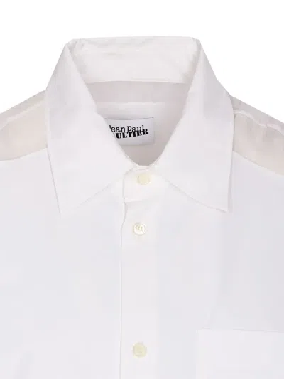 Jean Paul Gaultier Button-front Shirt In Neutral