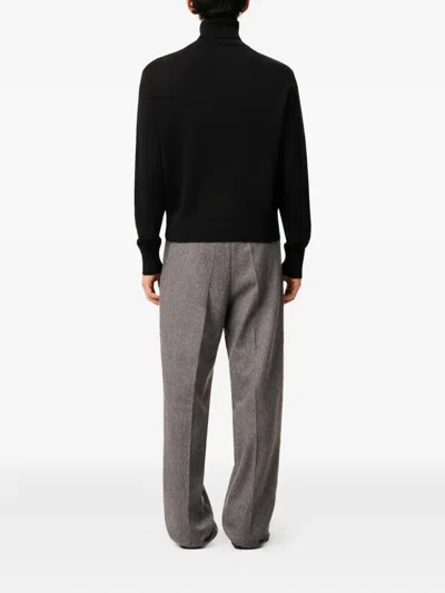 Ami Alexandre Mattiussi Ami Paris Ami De Coeur Midnight Blue Turtleneck In Black