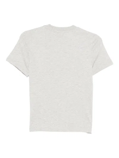 Ami Alexandre Mattiussi Ami Paris White Mc T-shirt With Black Embroidered Logo