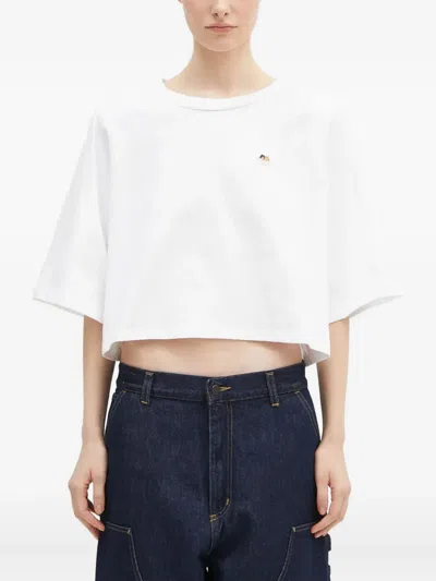 Fiorucci Angels-patch T-shirt In White