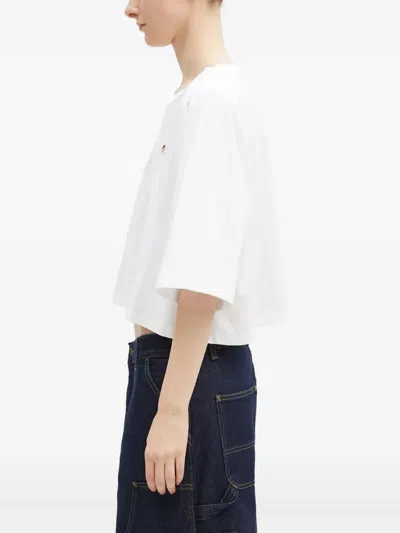 Fiorucci Angels-patch T-shirt In White