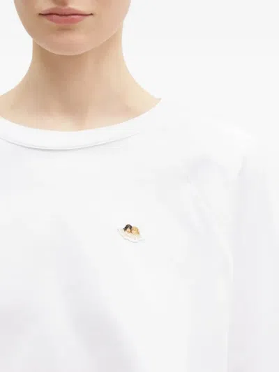 Fiorucci Angels-patch T-shirt In White