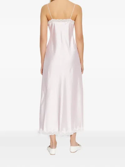 Loveshackfancy Manuela Lace-trimmed Polka-dot Maxi Dress In White