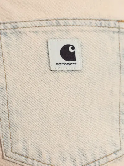 Carhartt Beige Pierce Jeans In Dusty H Brown