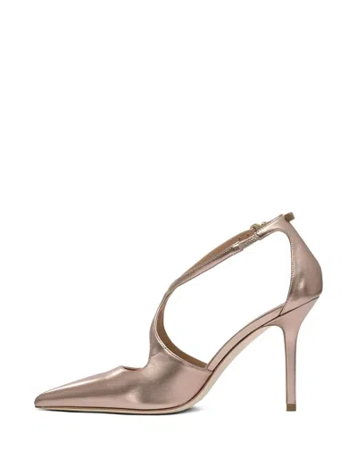 100MM ANKLE-STRAP POINTED-TOE PUMPS