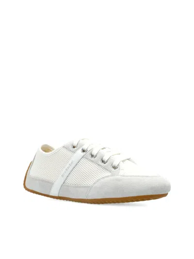 Givenchy Mesh And Suede Slim Low-top Sneakers In White