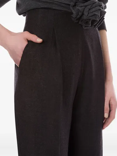 Alberta Ferretti Trousers In Black