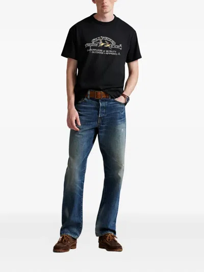 Polo Ralph Lauren Men's Polo Sportsman Duck T-shirt In Black