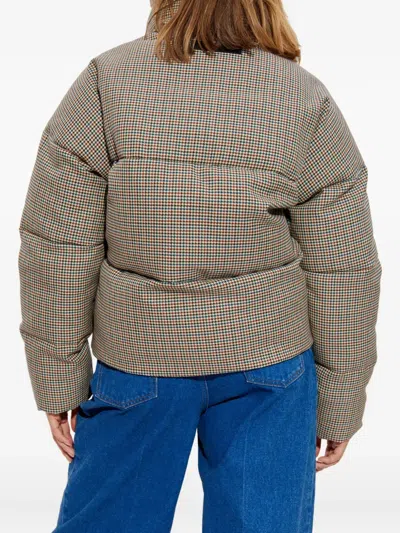Marni Quilted Jacket With Houndstooth Pattern