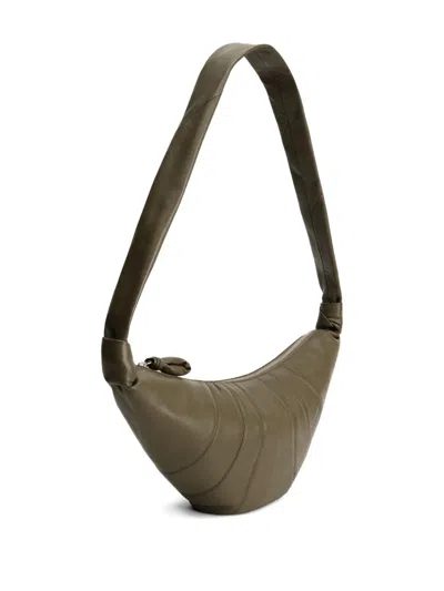 Lemaire Men Croissant Medium Leather Shoulder Bag