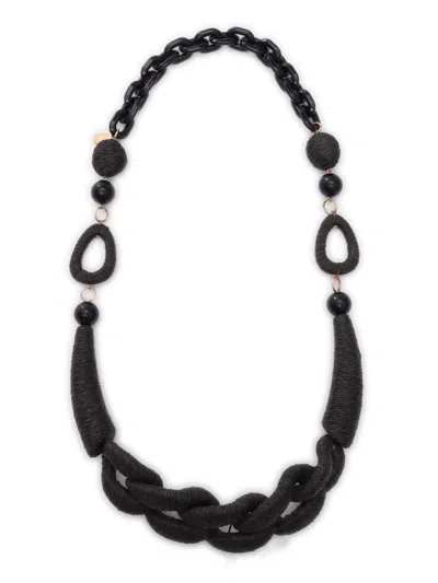 Weekend Max Mara Teismo Custom Jewellery In Black