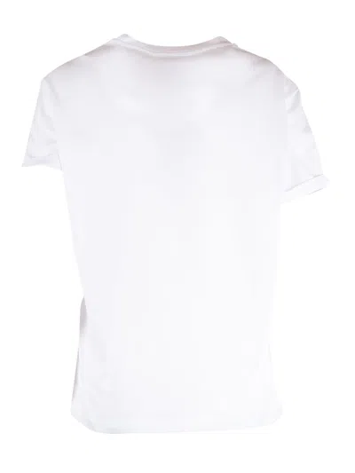 Dondup Crewneck Short Sleeves T-shirt In White