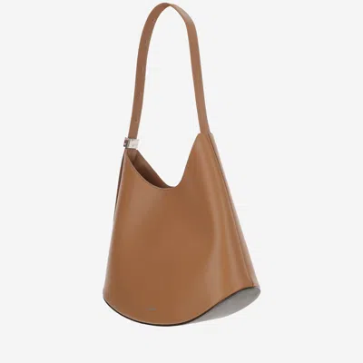Jil Sander Women Brown Eldorado Medium Hobo Bag, Onesize Luxury Hobos For Women Darveys