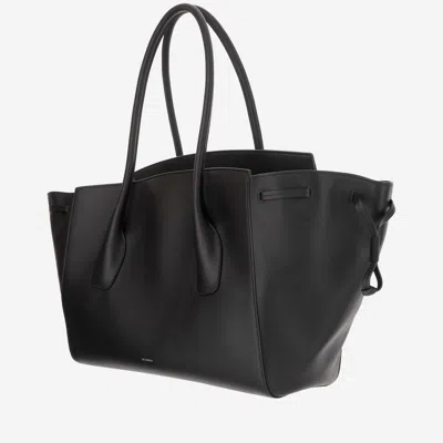 Jil Sander Black Voyage Small Handbag In Multi