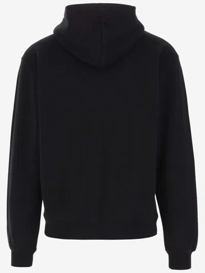Jacquemus Hooded Long Sleeve Knitwear With Ribbed Cuffs In Black