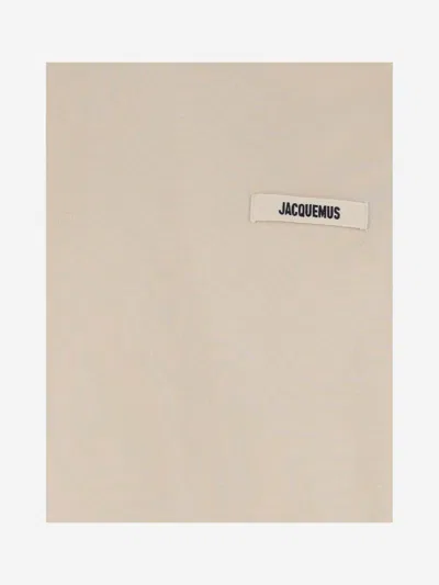 Jacquemus Men Le Hoodie Gros Grain In Gray