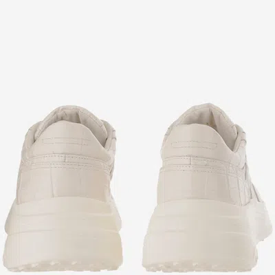 Hogan Women White Lace Up Sneakers, 5.5 Luxury Sneakers For Women Darveys In White