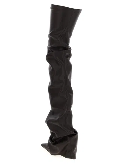 Attico ''robin Otk'' Thigh High Boots 95mm In Black