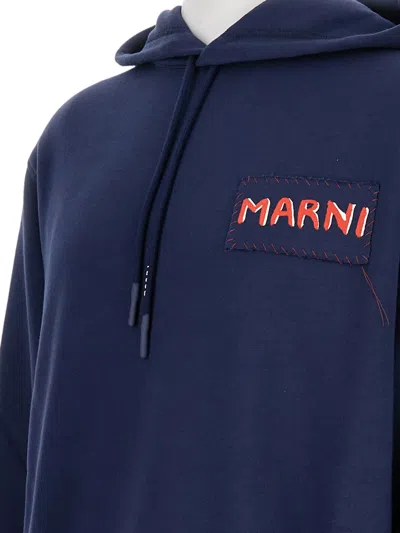 Marni Hoodie In Blue
