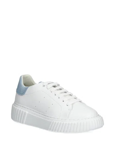 Marc O'polo Platform Lace-up Trainers In White