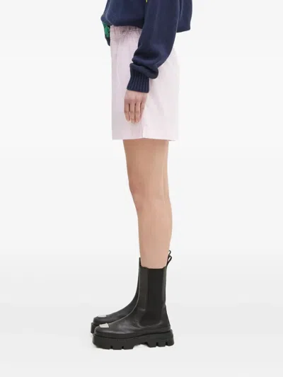 Fiorucci Checkered Shorts In Pink