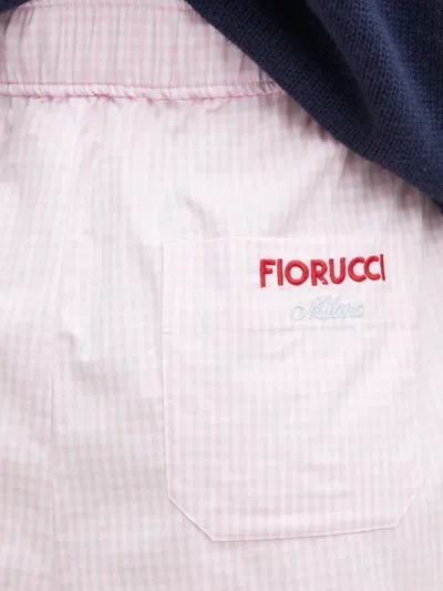 Fiorucci Checkered Shorts In Pink