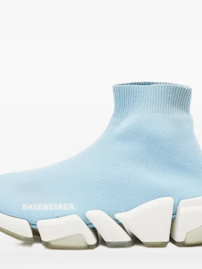 Pre-owned Balenciaga Knit-sock Sneakers