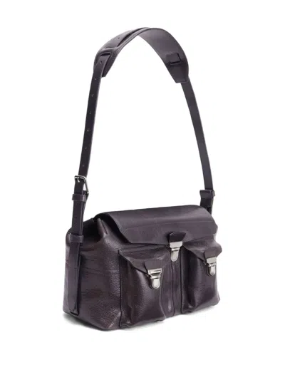 Lemaire Medium Gear Leather Shoulder Bag
