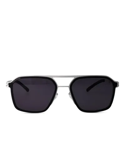 Mykita Geometric-frame Sunglasses In Black