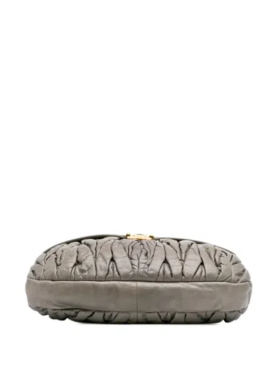 Pre-owned Miu Miu 2010-2024 Matelasse Nappa Coffer Satchel