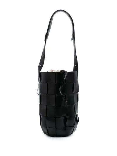 Pre-owned Bottega Veneta 2012-2024 Nappa Intrecciato Casette Lantern Bucket Bag