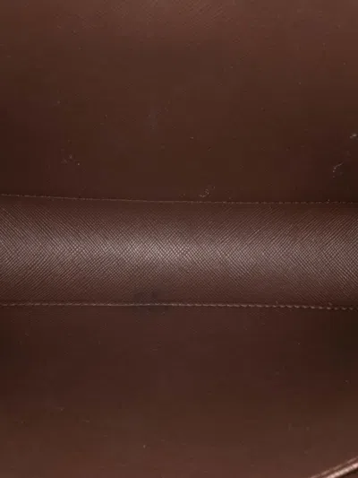 Pre-owned Burberry 20th Century Vintage Check Canvas Clutch Bag
