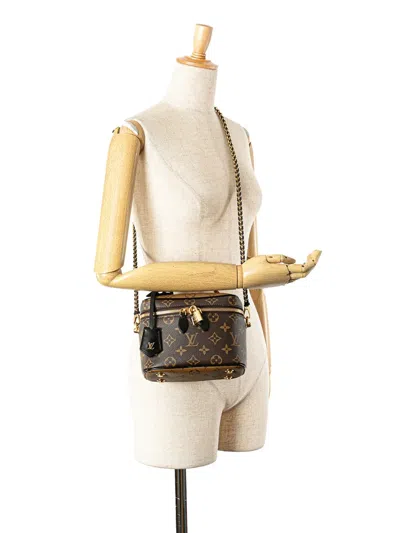 Pre-owned Louis Vuitton 2021-2025 Monogram Reverse Vanity Pm Satchel