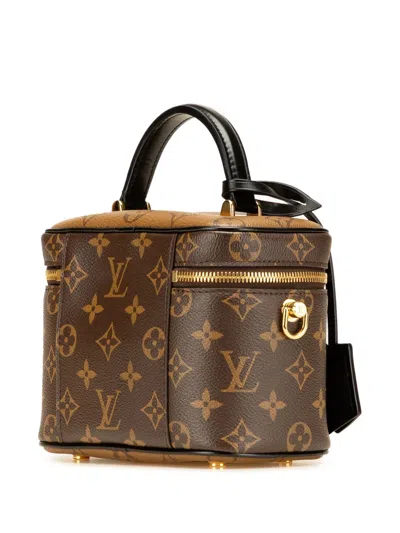 Pre-owned Louis Vuitton 2021-2025 Monogram Reverse Vanity Pm Satchel