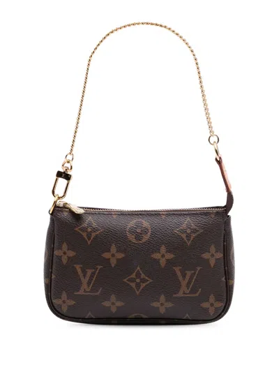 Pre-owned Louis Vuitton 2022 Monogram Mini Pochette Accessoires Handbag