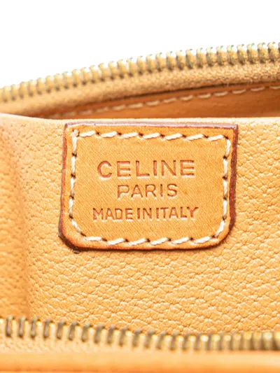 Pre-owned Celine 1990-2010 Macadam Coated Canvas Pouch