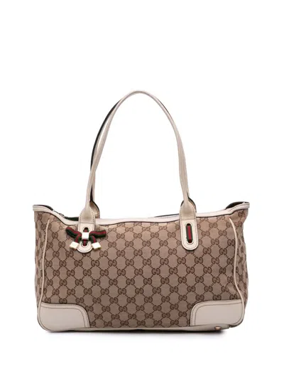 Pre-owned Gucci 2016-2025 Gg Canvas Princy Shoulder Bag
