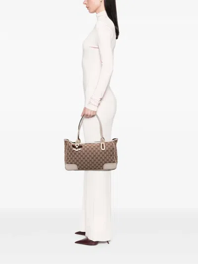 Pre-owned Gucci 2016-2025 Gg Canvas Princy Shoulder Bag
