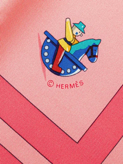 Pre-owned Hermes 1990-2010 Raconte Moi Le Cheval Silk Scarf Scarves