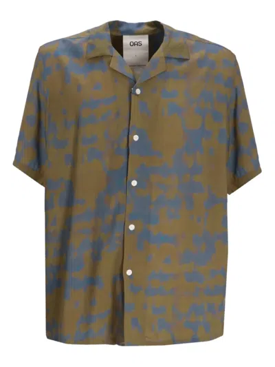 Oas Company Highland Abstract-print Short Sleeve Shirt
